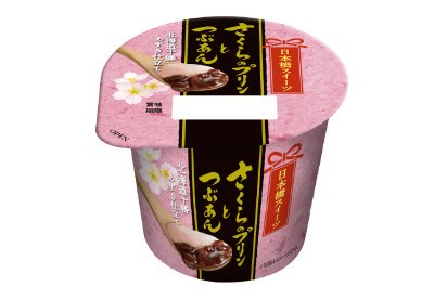 日本橋スイーツ　さくらプリンとつぶあん