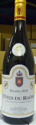 ジャック　バラール　コート　デュ　ローヌ　２０１０