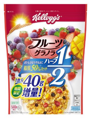 フルーツグラノラハーフ徳用袋 ４０ｇ増量