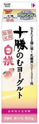 十勝のむヨーグルト　白桃