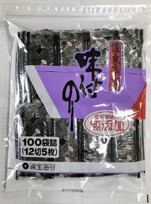味付のり　１００袋詰