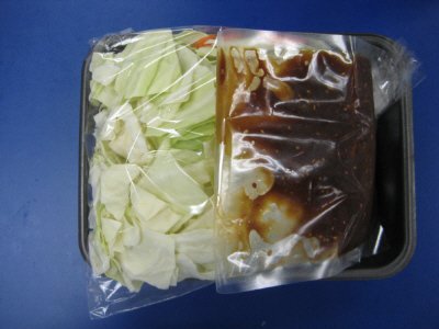 嬬恋キャベツと豚肉のごま味噌炒め