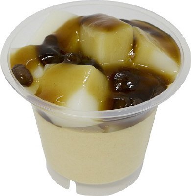 お米ゼリーと豆乳きな粉