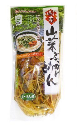 国産山菜ぶっかけめん具材