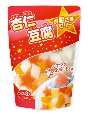 お星さまゼリー杏仁豆腐