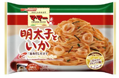 マ･マースパゲティ　明太子といか　昆布だし仕立て(13春PR)