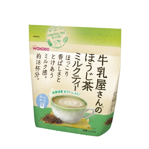牛乳屋さんのほうじ茶ミルクティー