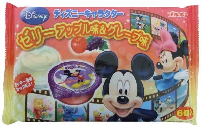 ディズニーキャラクター　ゼリーFS　アップル味＆グレープ味
