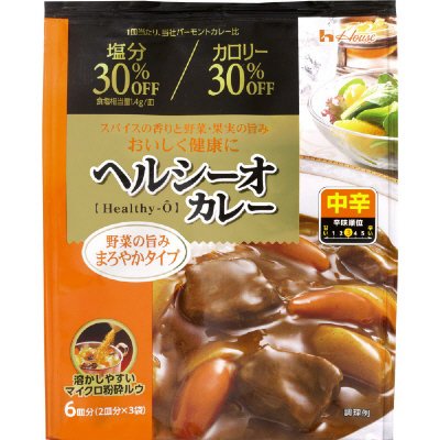 ヘルシーオカレー野菜の旨みまろやかタイプ中辛