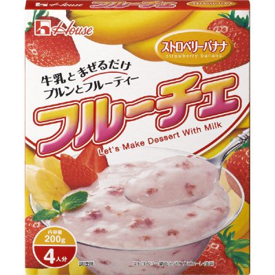 フルーチェ　ストロベリーバナナ