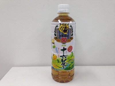 アサヒ　十六茶　阪神タイガースラベル