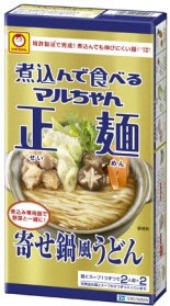 煮込んで食べるマルちゃん正麺　寄せ鍋風うどん