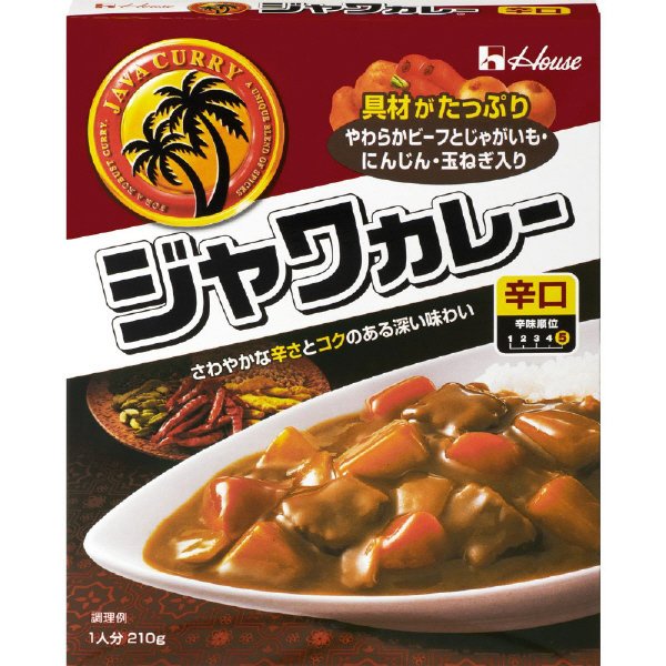 レトルトジャワカレー　辛口