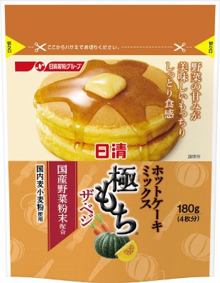 日清　ホットケーキミックス　極もち　ザ・ベジ