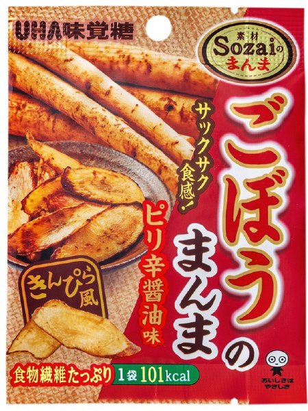 ごぼうのまんまピリ辛醤油味袋