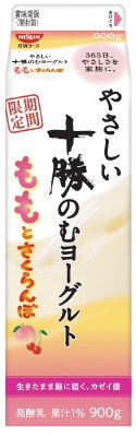 十勝のむヨーグルト　ももとさくらんぼ