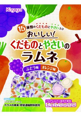 ７０ｇおいしい！くだものとやさいのラムネ