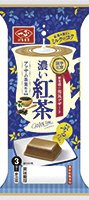 和風デザート　濃い紅茶