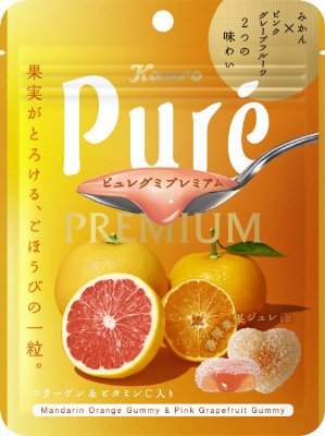 ピュレグミプレミアム　みかん＆ピンクグレープフルーツ