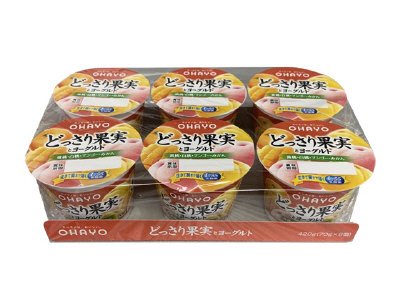 どっさり果実とヨーグルト