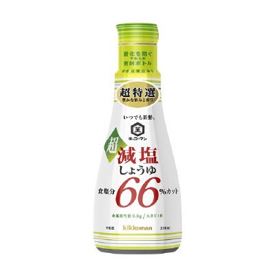 いつでも新鮮　超特選　超減塩しょうゆ食塩分６６％カット