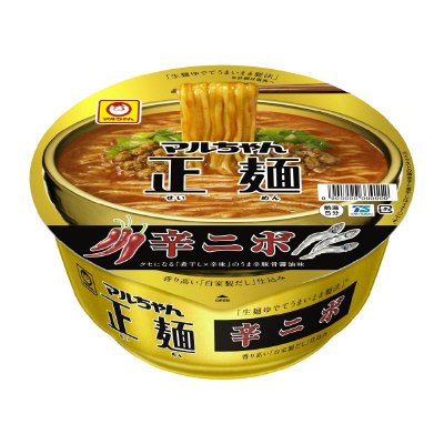 マルちゃん正麺　カップ　辛ニボ（ケース）