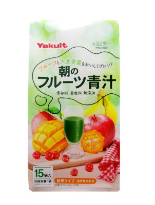 朝のフルーツ青汁