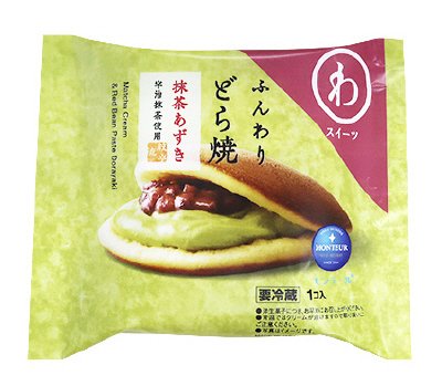 ふんわりどら焼・抹茶あずき