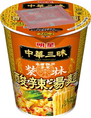 中華三昧タテ型　赤坂榮林　酸辣湯麺　ケース