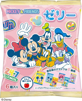 ゼリー／ディズニーキャラクター
