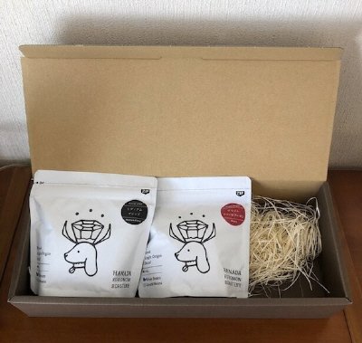 コーヒーギフト箱入り