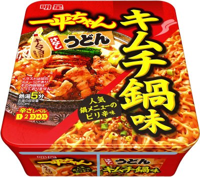 一平ちゃん汁なしうどん　キムチ鍋味　ケース