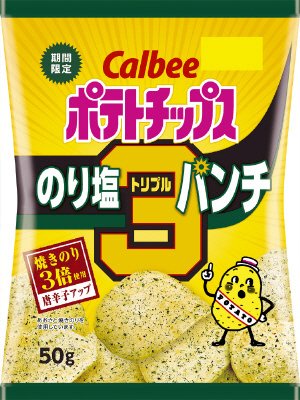 ポテトチップスのり塩トリプルパンチ