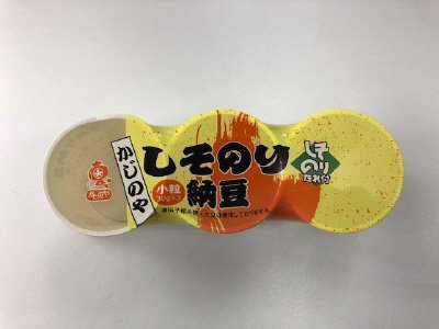 しそのり納豆　カップ３