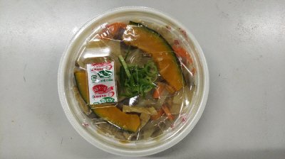 かぼちゃの味噌煮風ほうとう