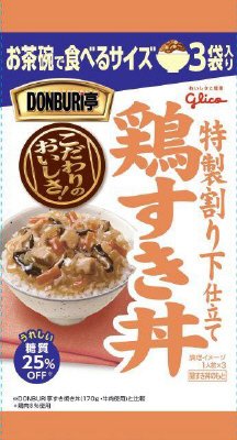 ＤＯＮＢＵＲＩ亭お茶碗で食べるサイズ３食パック鶏すき丼