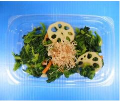 めんみ仕立てのほうれん草お浸し