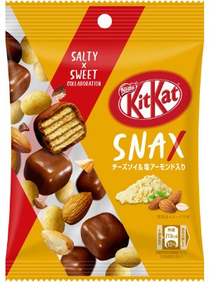 キットカット　スナックス　チーズソイ＆塩アーモンド