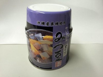 フルーツみつ豆　黒みつ付き