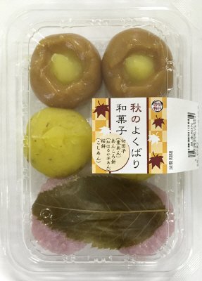 秋のよくばり和菓子