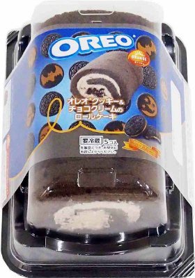 オレオクッキー＆チョコクリームのロールケーキ
