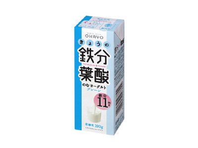 きょうの鉄分葉酸のむヨーグルト