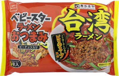 ベビースターラーメンおつまみ寿がきや台湾ラーメン味６袋入