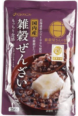 国内産雑穀ぜんざい