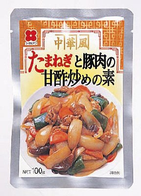 たまねぎと豚肉の甘酢炒めの素