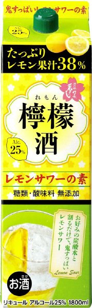 清洲城信長　檸檬酒　25度パック