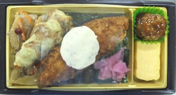 白身魚のり弁当