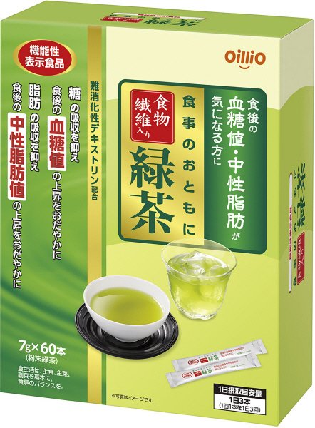 機能性表示食品食事のおともに食物繊維入り緑茶７ｇ×６０本