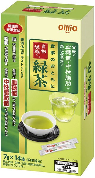 機能性表示食品食事のおともに食物繊維入り緑茶７ｇ×１４本