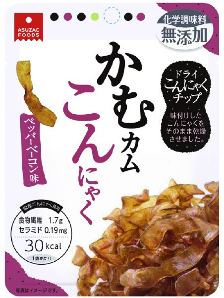 かむカムこんにゃく ペッパーベーコン味